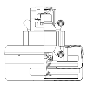Сквозной двигатель AMETEK LAMB ELECTRIC 131100-00 131100-00